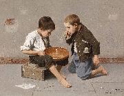 Julio Romero de Torres Seifenblasende Kinder Germany oil painting artist
